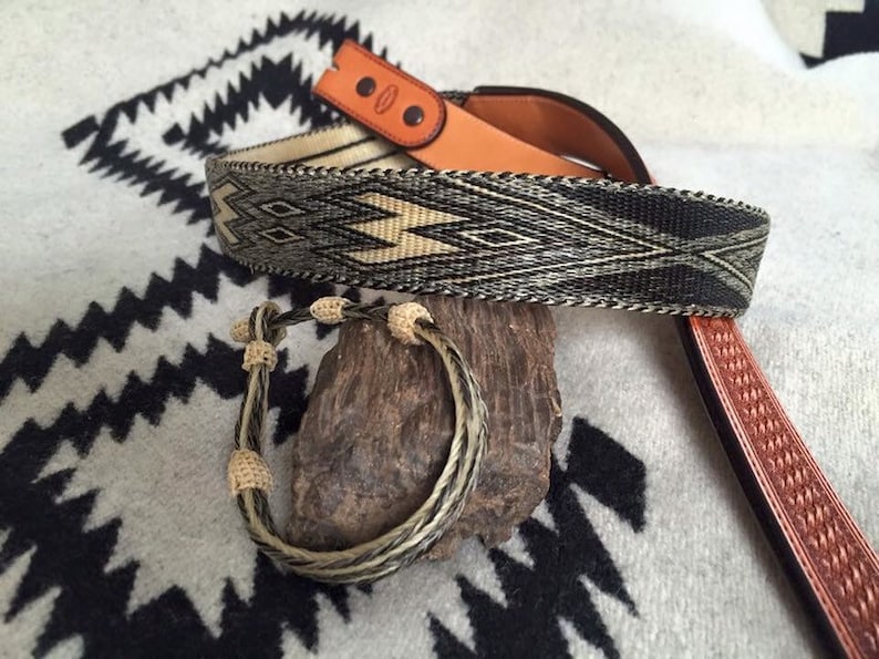 MadetoOrder Hitched Horsehair Belt Etsy