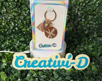 Hairstylist NFC Booking Keychain | Tap to Connect Business Card
