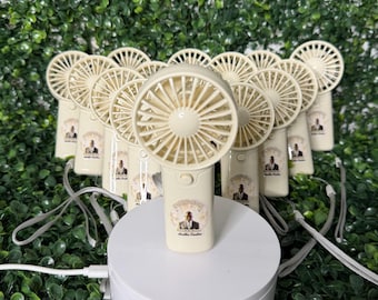 Personalized Memorial Fan | Custom Photo Fan, Funeral Favor, Celebration of Life Keepsake, Service Tribute