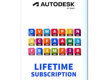Autodesk All Apps Lifetime Subscription | AutoCAD, Revit, 3ds Max & More | Digital Access