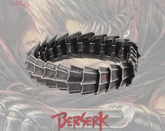 Pulsera de acero inoxidable para hombre, estilo armadura de guerrero oscuro, 21,5 cm (8,5 pulgadas), chapado en negro antiguo, estilo retro gótico, fantasía oscura, joyería de moda duradera.