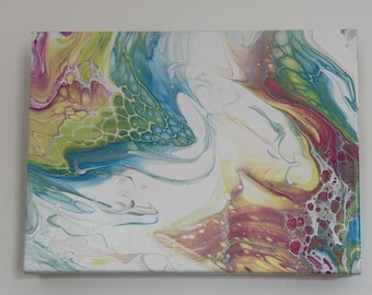 Pintura acrílica color sorbete de 9x12 pulgadas