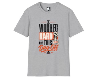 Funny Labor Day T-Shirt | Hard Worker Quote, Overtime No Thanks, American Humor