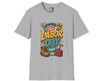 Labor Day T-Shirt | Vintage Worker Tribute, Skilled Trades, American Workforce