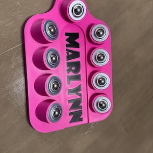 Personalisierte 3D-gedruckte Bowling Rev Trainer | Handtaschen-Release-Hilfe, benutzerdefiniertes Namens-Übungswerkzeug