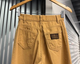 Pantalones vaqueros acampanados Levi's color caqui, estilo vintage de los años 70, talla 0