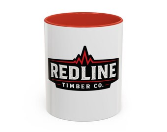 Redline Timber Co. Logo Mug | Accent Coffee Mug 11oz 15oz