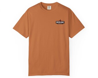 Redline Logo chest, Built Tough back T-shirt | Garment-dyed crew tee