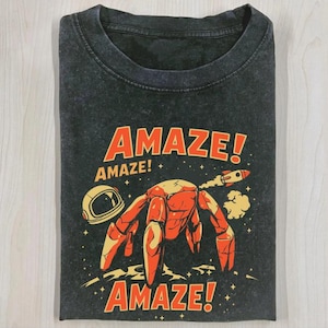 Amaze Rocket Rocky Shirt, Project Hail Mary Rocky Alien Graphic Tee, Sci Fi Alien Book Lover Graphic Tee, Gift for her, him