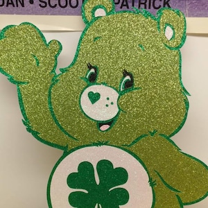 Good Luck Care bear, Green Bear, Lucky Carebear