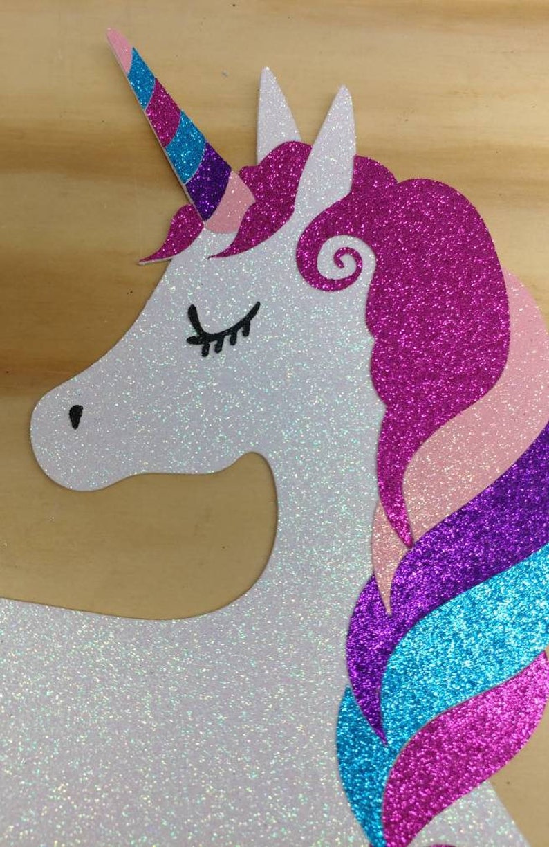 Unicorn decor, Unicorn party, unicorn decorations, unicorn cut out image 4