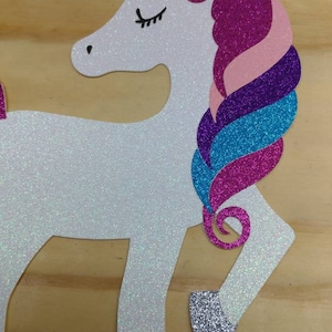 Unicorn decor, Unicorn party, unicorn decorations, unicorn cut out image 2