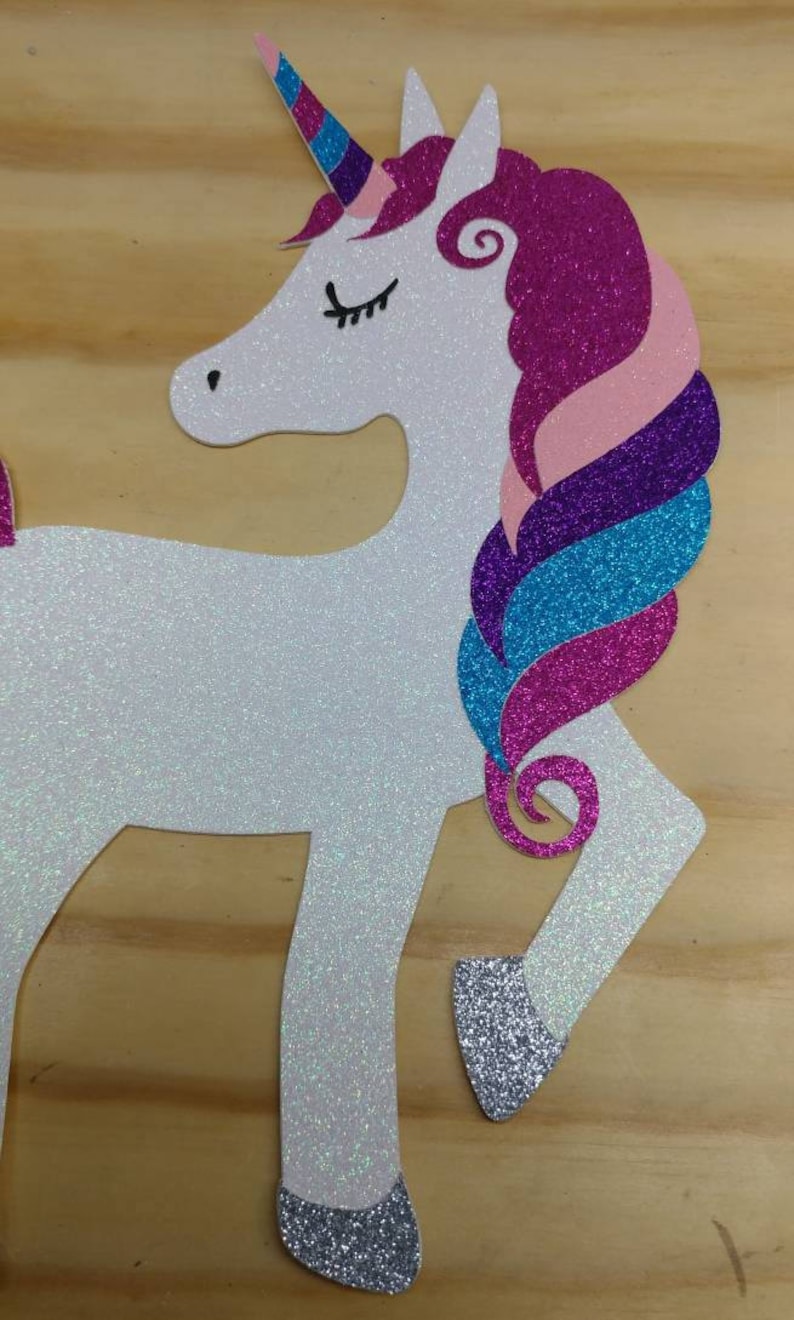 Unicorn decor, Unicorn party, unicorn decorations, unicorn cut out image 2