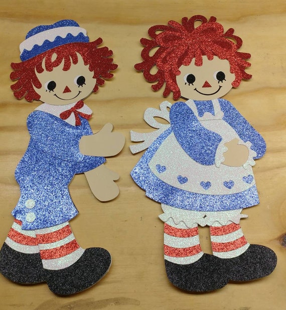 crochet raggedy ann and andy dolls