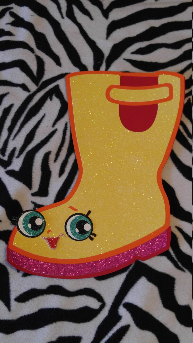 Jennifer Rayne Rain Boot Shopkin Rainboot Shopkin Wall Decor Etsy
