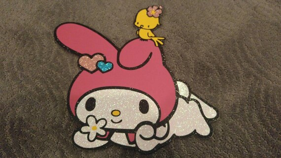 Inspired By My Melody Wall Decor Party Decor Melody Glitter Etsy