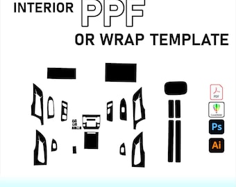 Tank 300 2025 Interior PPF Template Vector Pattern