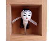 Sculpture | Antique Japanese Doll Head | Porcelain | Objét | Box