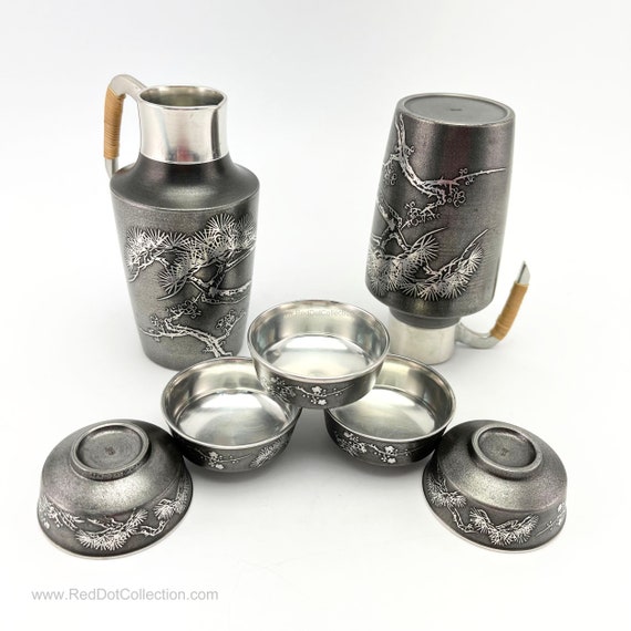 Saké Set Rare and BEAUTIFUL Vintage Japanese Handcrafted Etsy