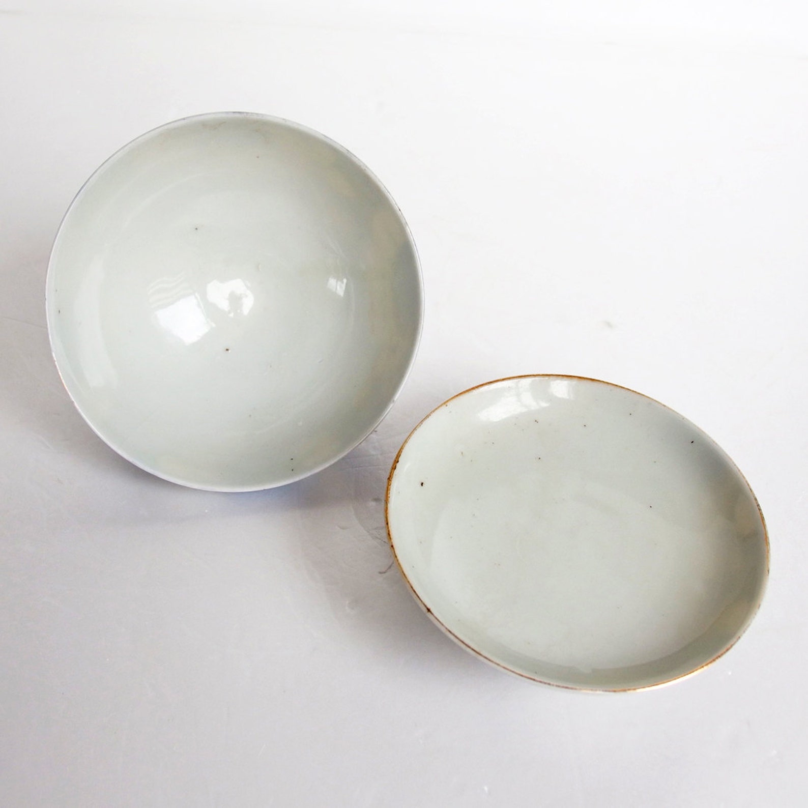 Antique Japanese Porcelain Bowl With Lid. Ceramic Bowl. Blue Etsy