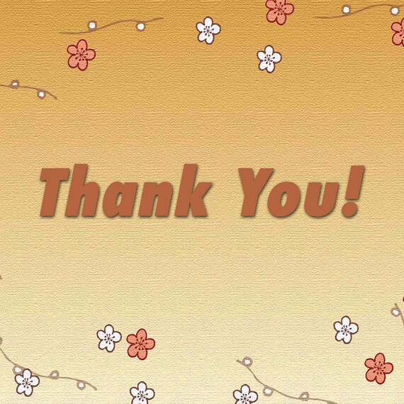 Virtual Thank You Etsy