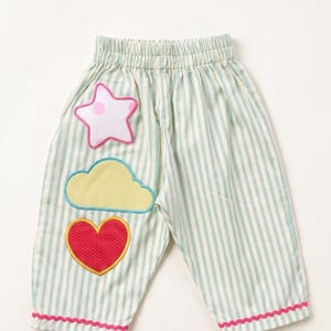 Toddler Pants, 100% Cotton Playwear with Elastic Waistband