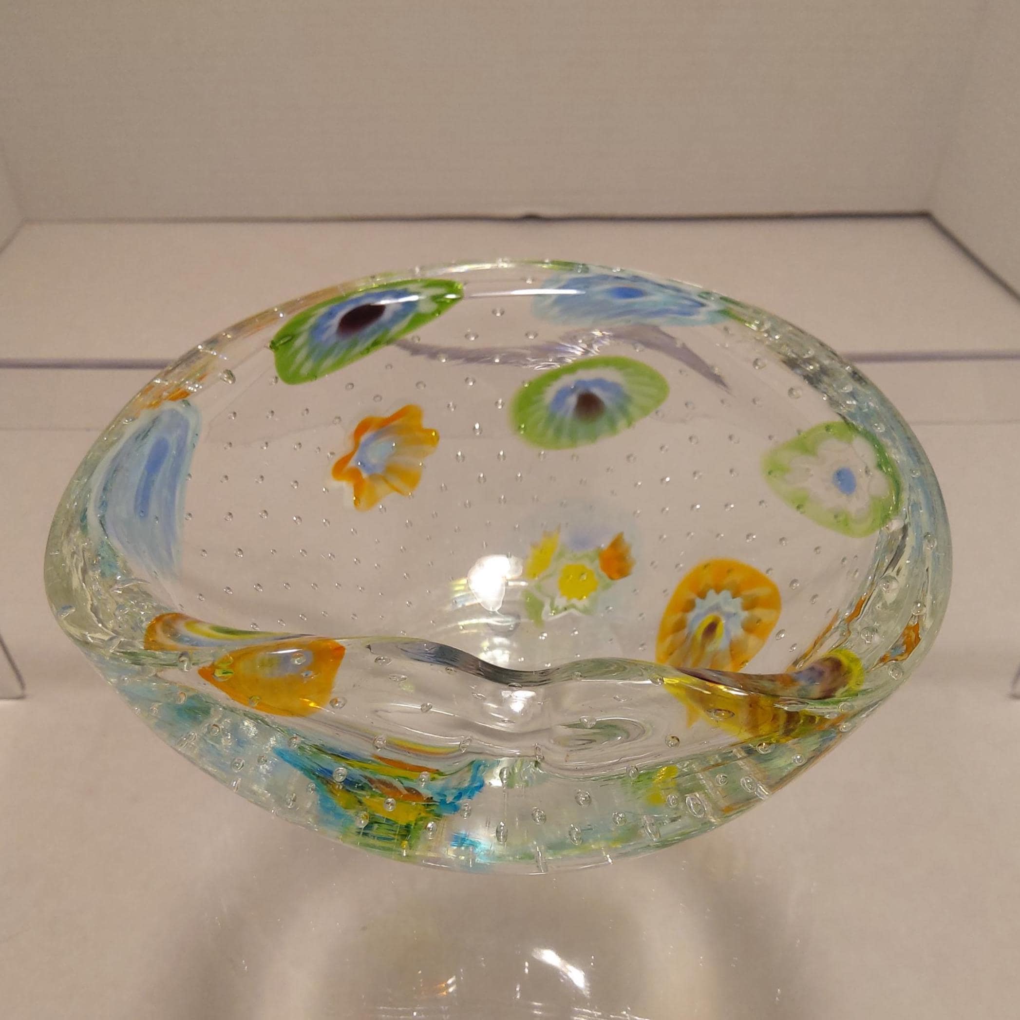 Murano Millefiori Glass Bowl - Etsy