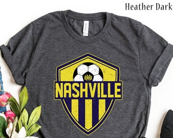 Vintage Nashville Soccer T-shirt, Soccer, Fan FC Nashville Tennessee T-Shirt, Tennessee shirt, Nashville shirt, Soccer Shirt, Soccer Gift
