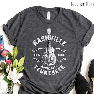 Nashville Est 1806 Tennessee Shirt, Nashville Music City Shirt, Tennessee Shirt, Nashville Tennessee , Music Shirt, Nashville Shirt