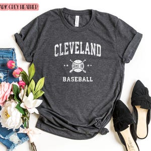 Cleveland Baseball Shirt, Cleveland Fan Gift, Baseball Game Day, Baseball Team Shirt, Baseball Fan Gift, Cleveland Sweater, Baseball Shirt