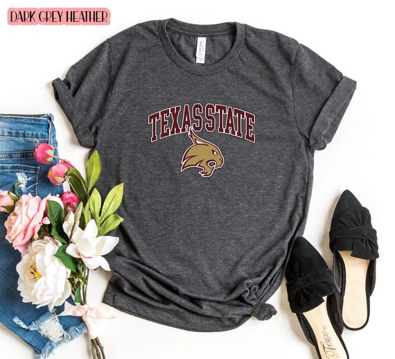 Texas State Shirt, Texas Lover Gift, Texas University, TX Football Tee, College Gift, Texas Fan Tee, Graduation Shirt, Texas State Bobcats