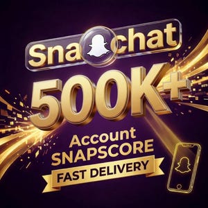 Cuenta de Snapchat con 500.000 puntos Snap Score / Antigua, con alta autoridad y acceso instantáneo.
