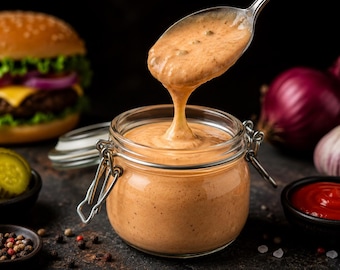 Classic American Burger Sauce Recipe | Homemade Secret Burger Sauce | Creamy Special Sauce Recipe | Gourmet Sandwich & Burger Dressing