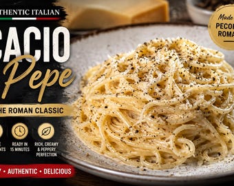 Authentic Cacio e Pepe Recipe – Classic Italian Roman Pasta with Cheese & Pepper
