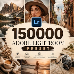 Adobe Lightroom Presets Bundle, Professional Photo Editing Presets, Mobile Lightroom Filters, Desktop Presets Pack, Photography Editing Tool