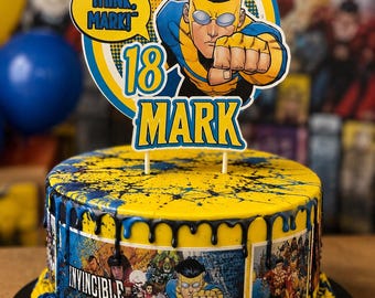 Invincible Birthday Cake Topper