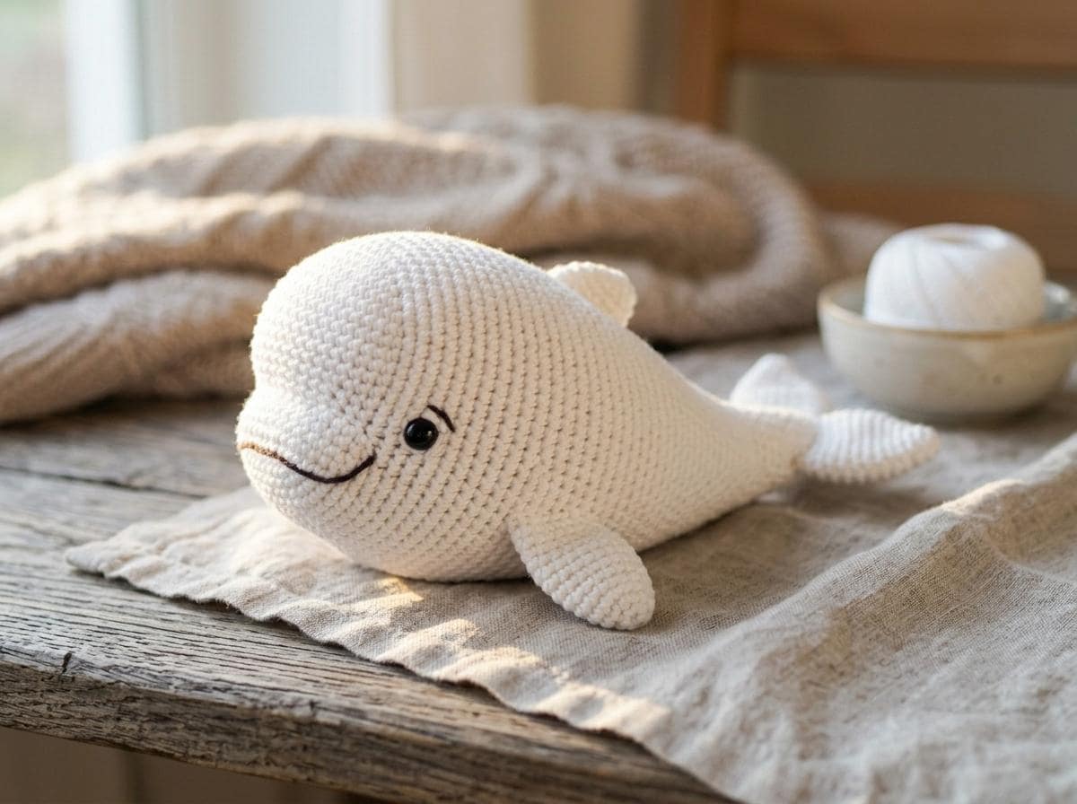 40 Crochet Stuffies with Cows, Frogs, Koalas, and Cthulhu 33 Crochet Beluga Whale Pattern Amigurumi Whale Tutorial
