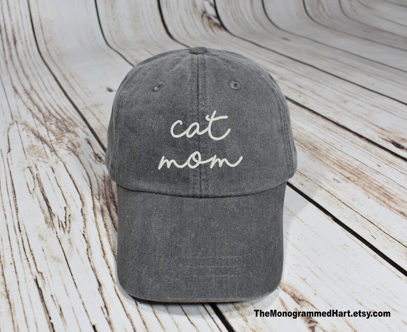 Cat Mom Hat Cat Lady Hat Cat Mama Hat Cat Gift Cat image 0