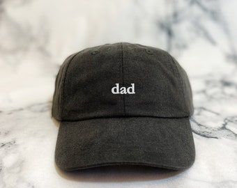 Dad Hat with Leather Strap and Brass Buckle | New Dad Hat | Custom Dad Hat | Cool Dad Hat | new daddy | gift for dad | Dad Established Year