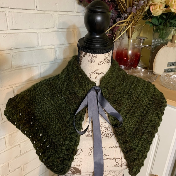 PATTERN: Boar Hunting Capelet for Claire