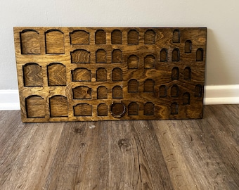 Wooden Display for all Core Series Pokémon Games (Red/Blue to Winds/Waves) with EVA foam