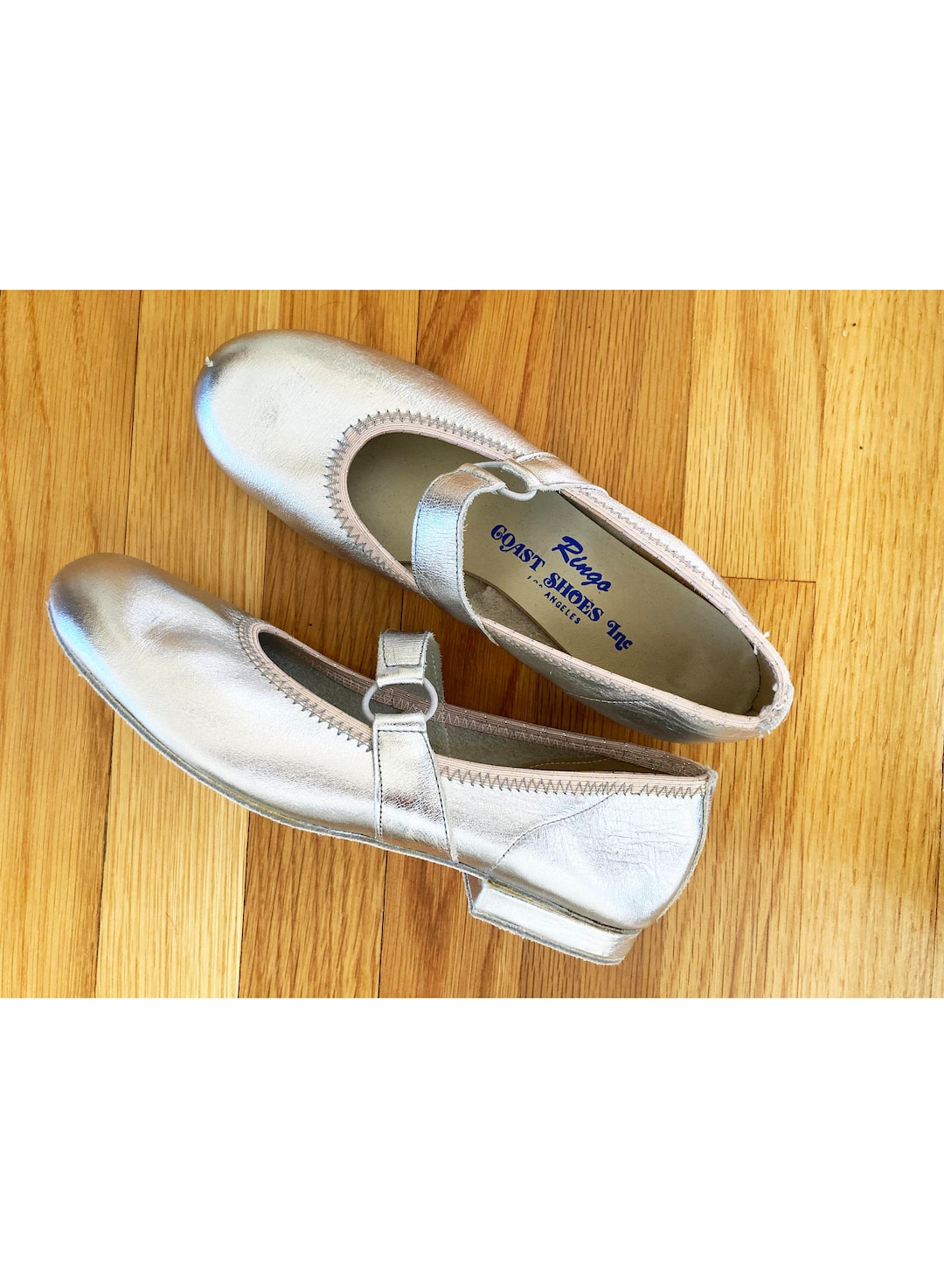 Vintage 1960s Silver Mary Janes / Silver Square Dance Shoes / Ringo — free download