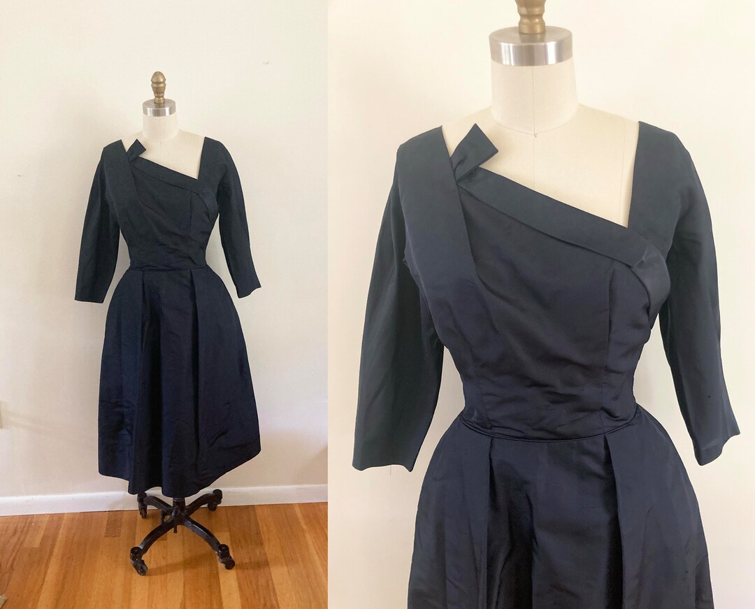 cobalt blue linen shift dress BASIC – LF MARKEY Size:8x10 White Matted Print BRIDESMAIDS 39 50th Birthday Outfits