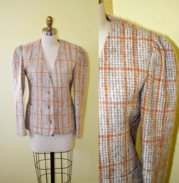 Vintage 1970s Liz Claiborne jacket / Small Medium 