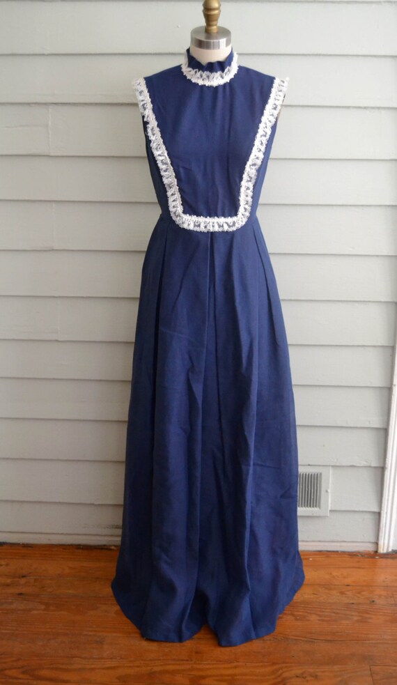 1960s or 70s House of Bianchi formal gown / Small… - image 2