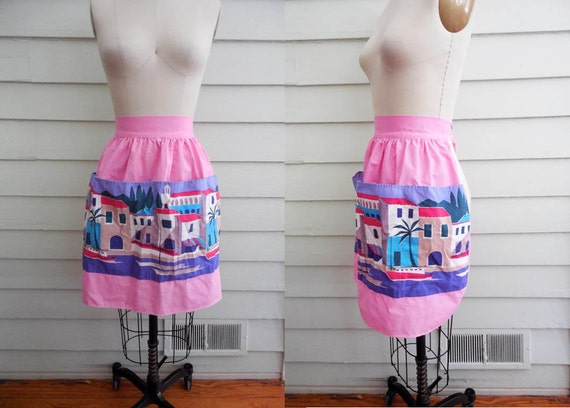 Adorable nautical novelty apron / One size mid-ce… - image 1