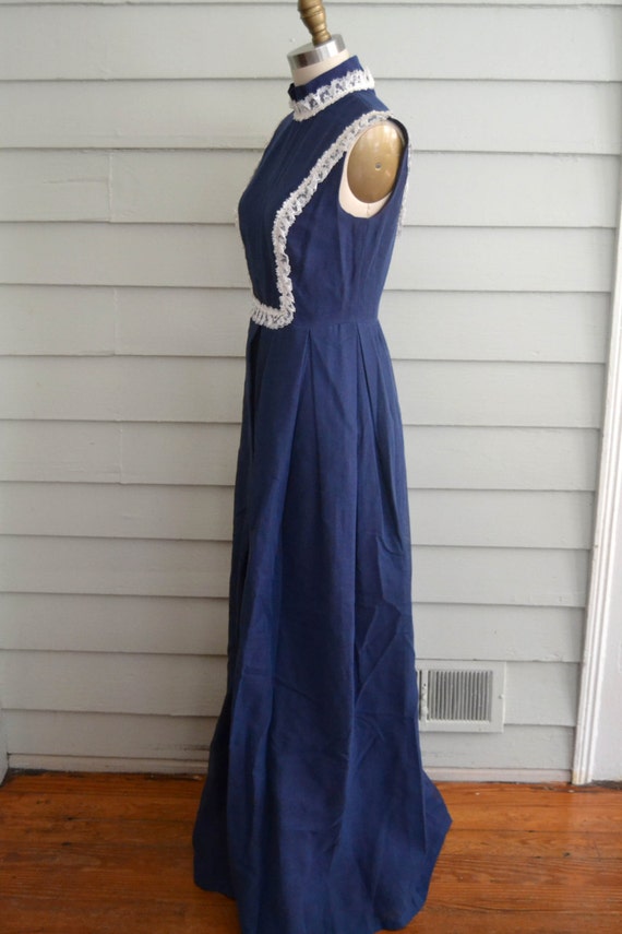 1960s or 70s House of Bianchi formal gown / Small… - image 4