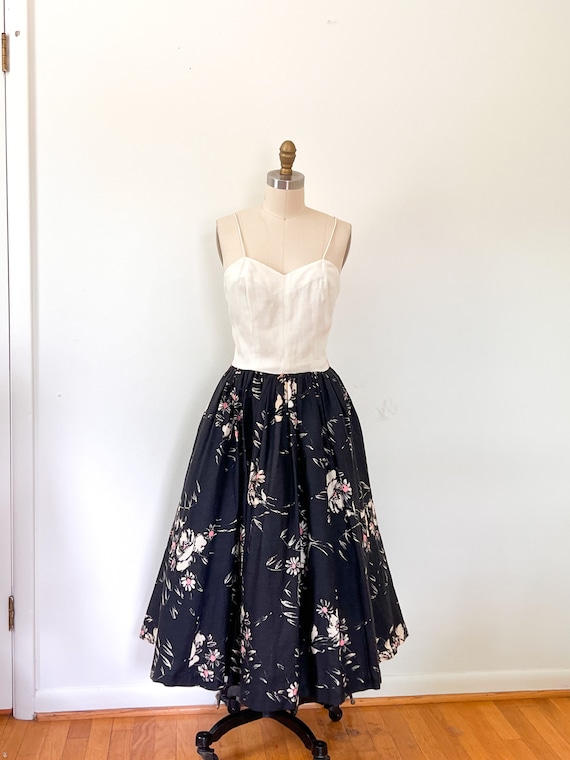 open lace back dress 50s Party Dress in Brilliant Blue Satin  Better Dresses Vintage