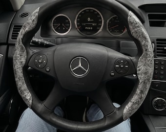 Car Steering Wheel Cover Grip Set | Universal Steering Wheel Accessory | Non Slip Wheel Protector