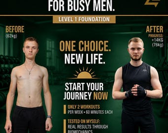 Russian Fitness Guide for Men | Science-Based Gym Training System by LegioForce | Muscle Building Program in Russian | 2-Day Workout Plan